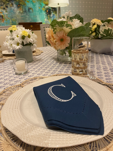 Cotton Hemstitch Dinner Napkins