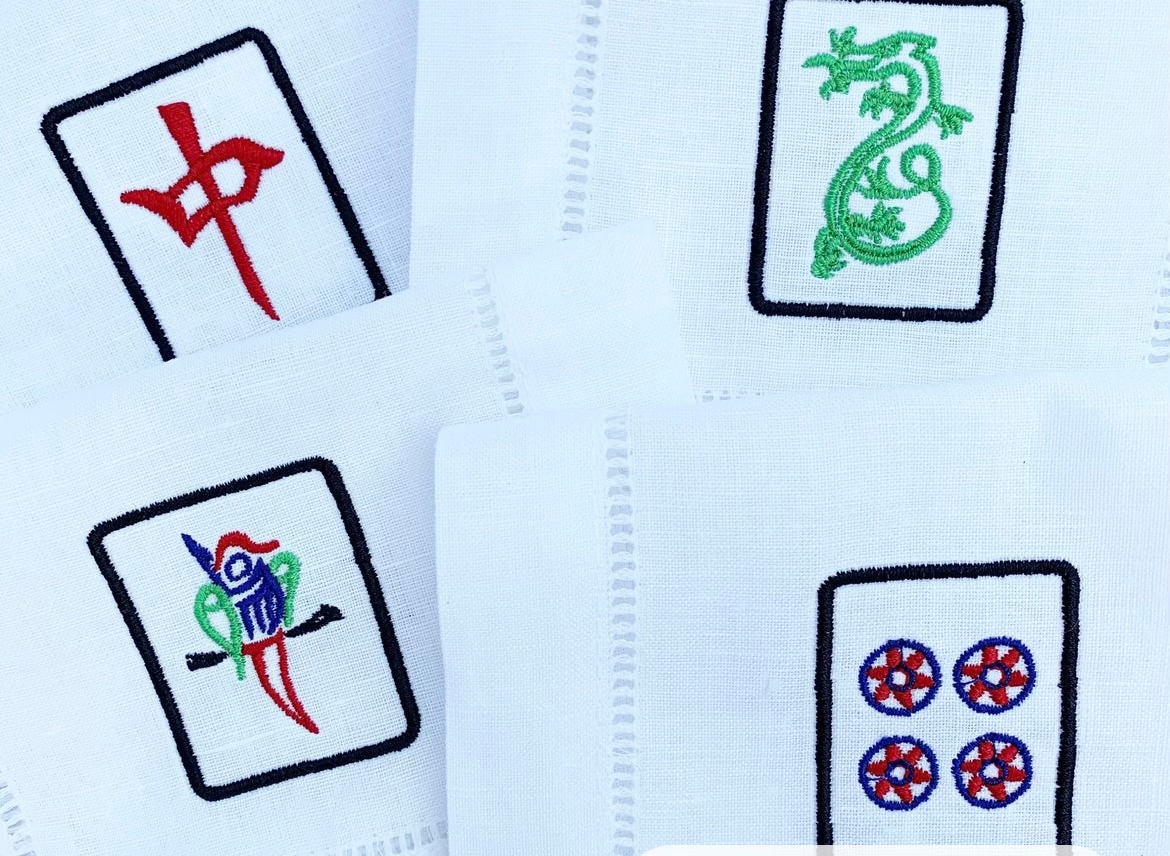 Mahjong Cocktail Napkins